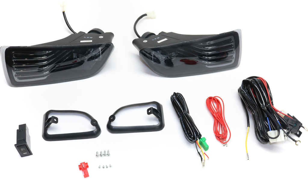 TC 05-10 FRONT FOG LAMP RH and LH, Assembly, Halogen, Smoke Lens