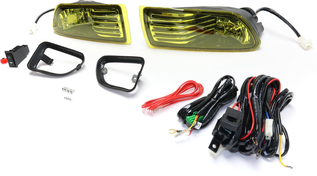 TC 05-10 FRONT FOG LAMP RH and LH, Assembly, Halogen, Yellow Lens