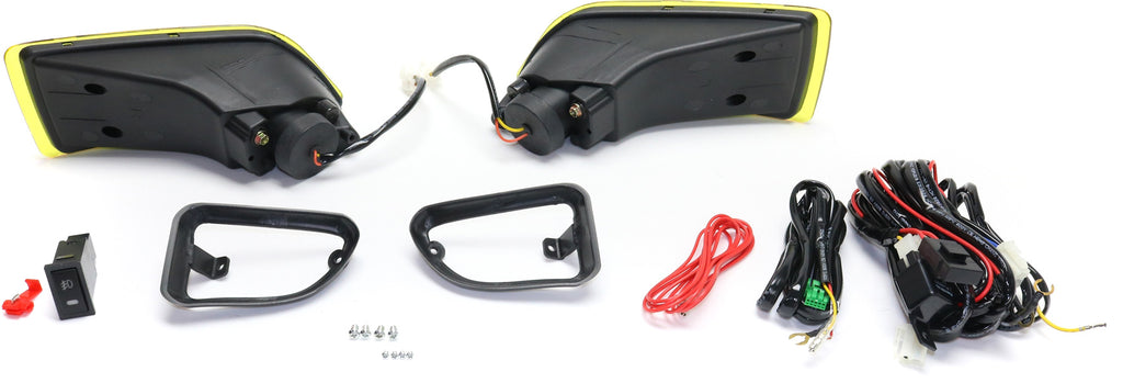 TC 05-10 FRONT FOG LAMP RH and LH, Assembly, Halogen, Yellow Lens