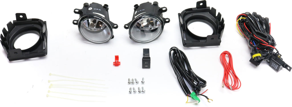 XB 08-10 FRONT FOG LAMP RH and LH, Assembly, Halogen, Clear Lens