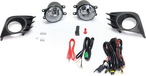 TC 11-13 FRONT FOG LAMP RH and LH, Assembly, Halogen, Clear Lens