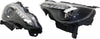 FR-S 13-16 PROJECTOR HEAD LAMP RH AND LH, Assembly, Halogen, Black Interior, Clear Lens