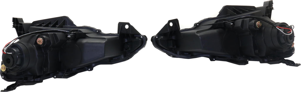FR-S 13-16 PROJECTOR HEAD LAMP RH AND LH, Assembly, Halogen, Black Interior, Clear Lens