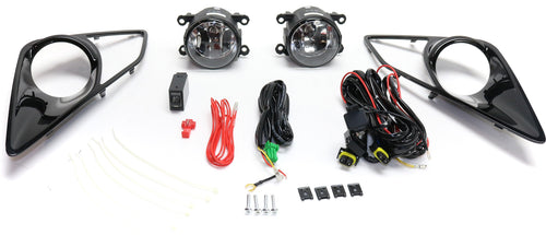 FR-S 13-16 FRONT FOG LAMP RH and LH, Assembly, Halogen, Clear Lens