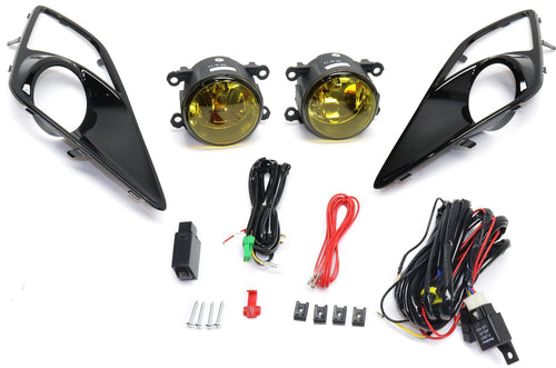 FR-S 13-16 FRONT FOG LAMP RH and LH, Assembly, Halogen, Yellow Lens