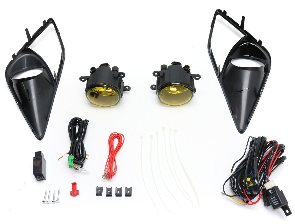 FR-S 13-16 FRONT FOG LAMP RH and LH, Assembly, Halogen, Yellow Lens