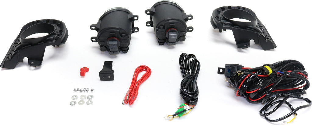 TC 14-15 FRONT FOG LAMP RH and LH, Assembly, Halogen, Clear Lens