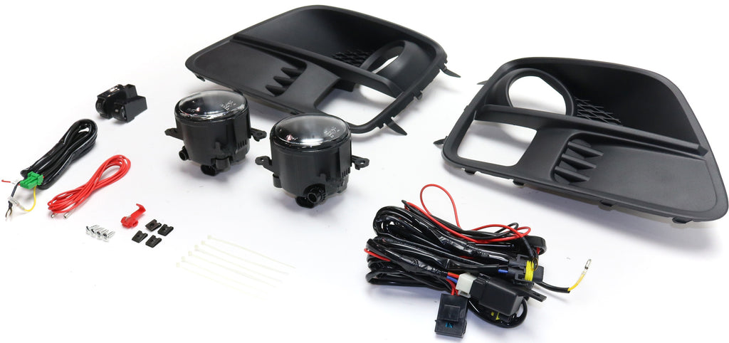 WRX/WRX STI 15-17 / IMPREZA 17-17 FRONT FOG LAMP RH AND LH, Assembly, Halogen, Clear Lens