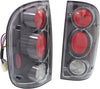 TACOMA 01-04 CLEAR TAIL LAMP RH and LH, Assembly, Black Interior, Clear Lens