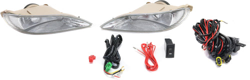 CAMRY 02-04/COROLLA 05-08 FRONT FOG LAMP RH AND LH, Assembly, Halogen, Clear Lens