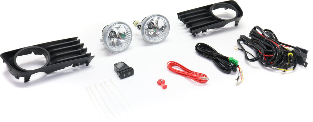 PRIUS 04-09 FRONT FOG LAMP RH and LH, Assembly, Halogen, Clear Lens