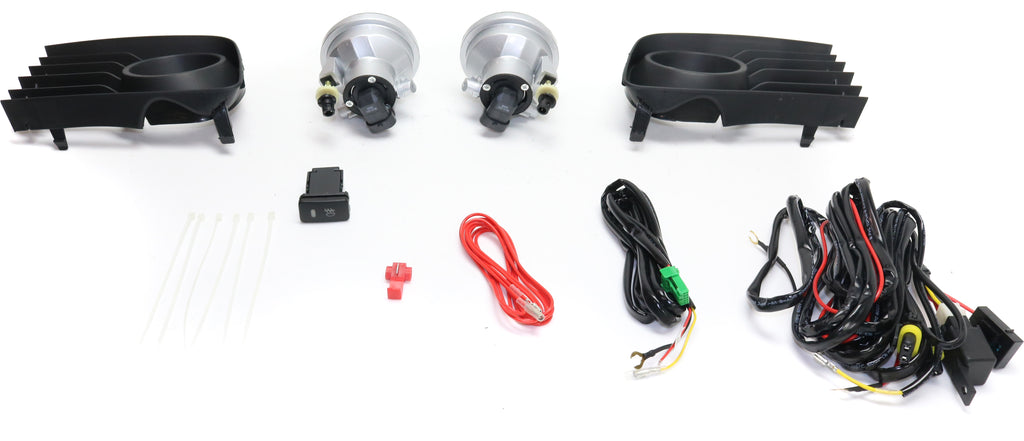 PRIUS 04-09 FRONT FOG LAMP RH and LH, Assembly, Halogen, Clear Lens