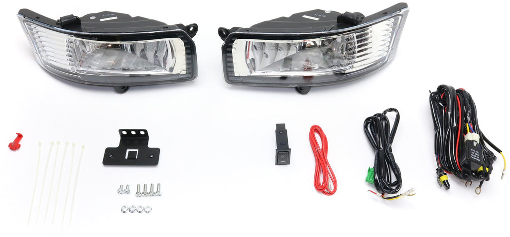 CAMRY 05-06 FRONT FOG LAMP RH AND LH, Assembly, Halogen, Clear Lens