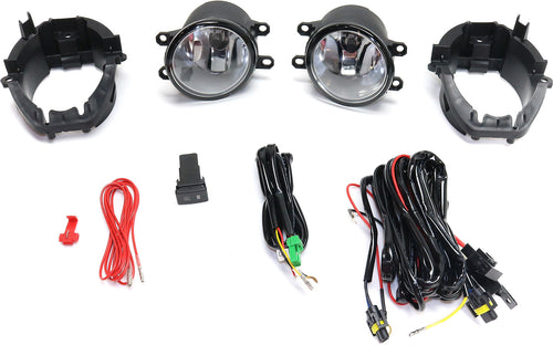 RAV4 06-08 FRONT FOG LAMP RH and LH, Assembly, Halogen, Clear Lens, w/ Bracket