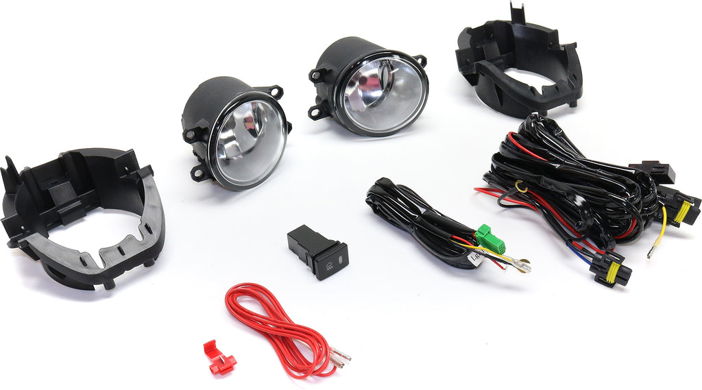 RAV4 06-08 FRONT FOG LAMP RH and LH, Assembly, Halogen, Clear Lens, w/ Bracket