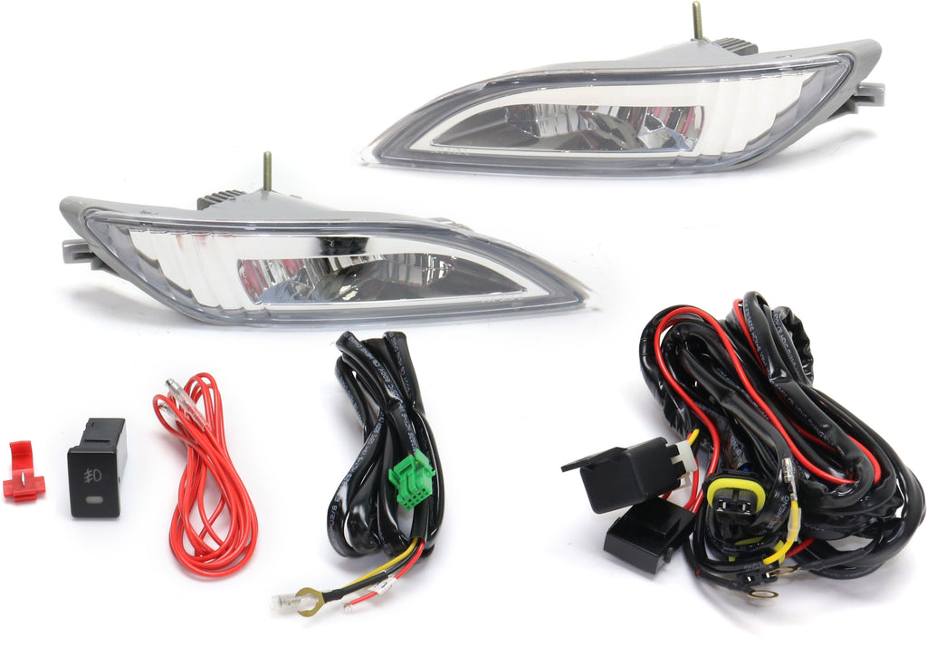 SIENNA 06-10 FRONT FOG LAMP RH and LH, Assembly, LED, Clear Lens
