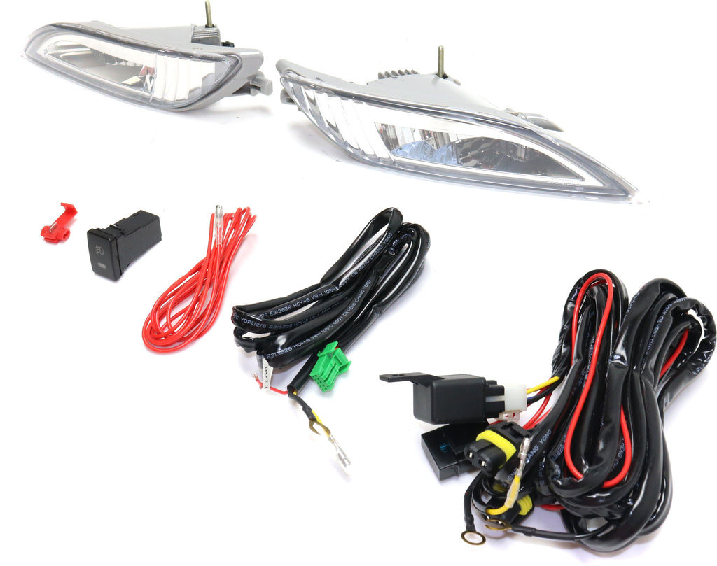 SIENNA 06-10 FRONT FOG LAMP RH and LH, Assembly, LED, Clear Lens