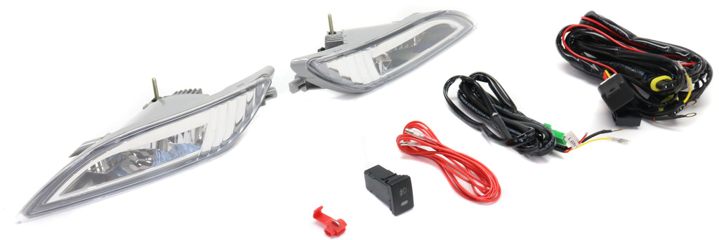 SIENNA 06-10 FRONT FOG LAMP RH and LH, Assembly, LED, Clear Lens