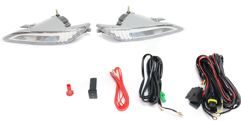 SIENNA 06-10 FRONT FOG LAMP RH and LH, Assembly, LED, Clear Lens