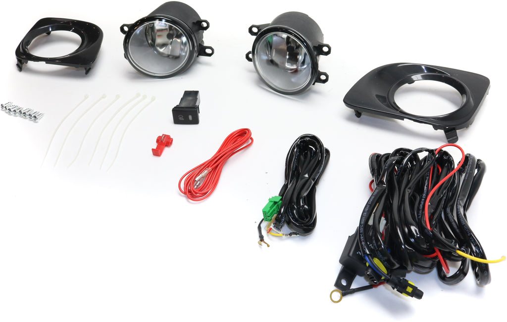 VENZA 09-16 FRONT FOG LAMP RH AND LH, Assembly, Halogen, Clear Lens