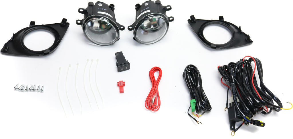 VENZA 09-16 FRONT FOG LAMP RH AND LH, Assembly, Halogen, Clear Lens