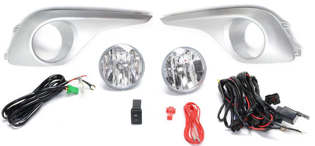HIGHLANDER 12-13 FRONT FOG LAMP RH AND LH, Assembly, Halogen, Clear Lens