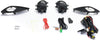 YARIS 12-14 FRONT FOG LAMP RH AND LH, Assembly, Halogen, Clear Lens, Hatchback