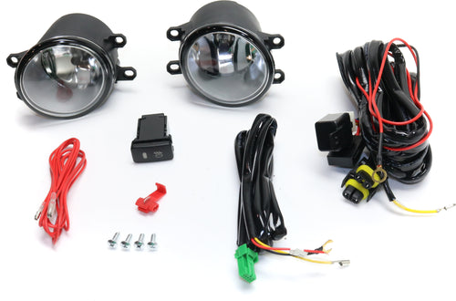 TACOMA 12-15 FRONT FOG LAMP RH and LH, Assembly, Halogen, Clear Lens