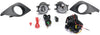 COROLLA 14-16 FRONT FOG LAMP RH AND LH, Assembly, Halogen, Clear Lens