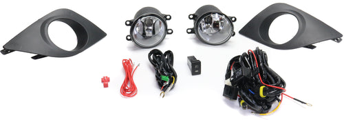 COROLLA 14-16 FRONT FOG LAMP RH AND LH, Assembly, Halogen, Clear Lens