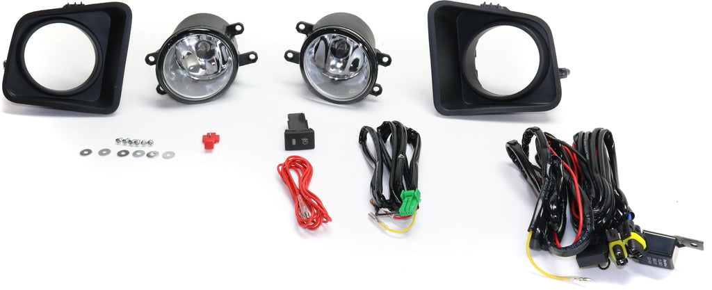 TUNDRA 14-15 FRONT FOG LAMP RH and LH, Assembly, Halogen, Clear Lens