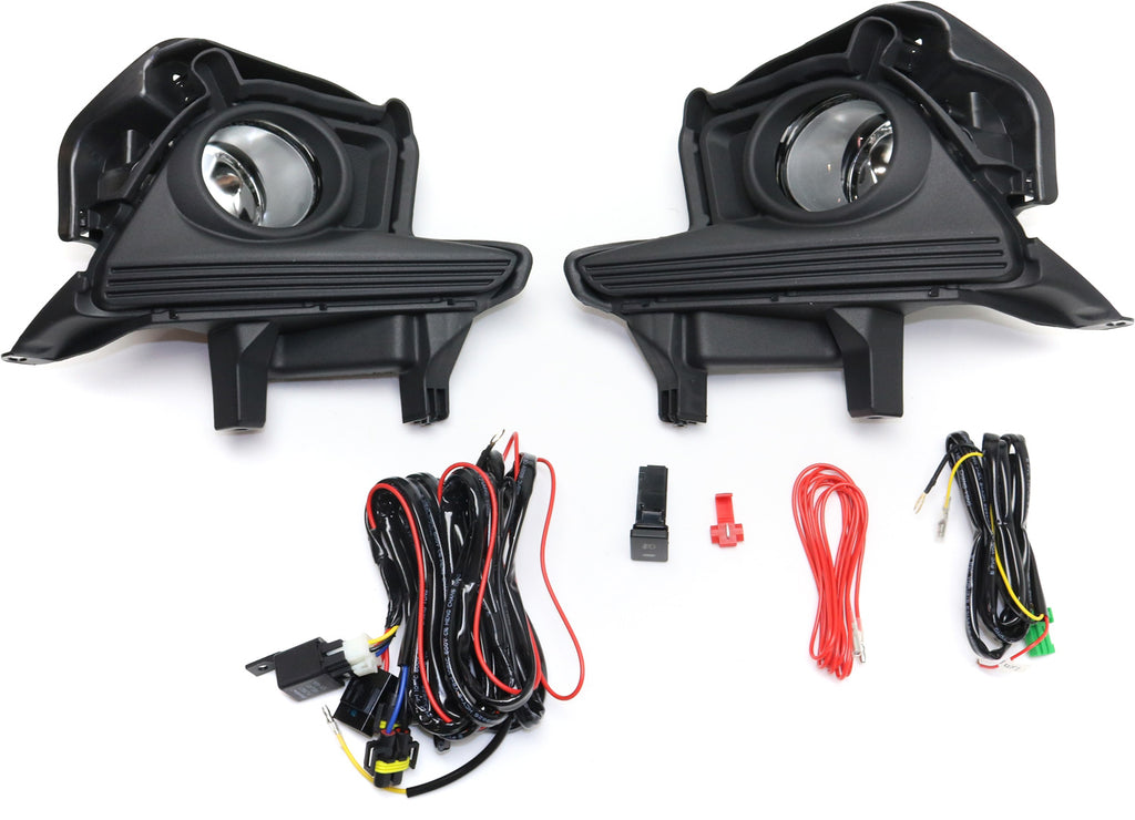 HIGHLANDER 14-17 FRONT FOG LAMP RH AND LH, Assembly, Halogen, Clear Lens