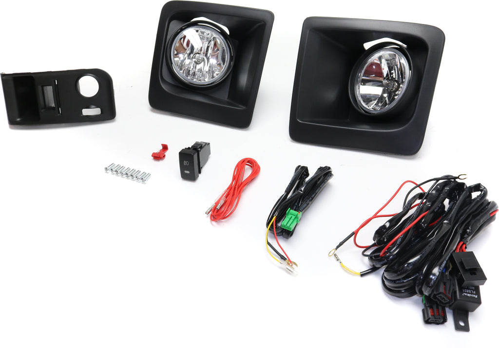 TACOMA 16-18 FRONT FOG LAMP RH and LH, Assembly, Halogen, Clear Lens