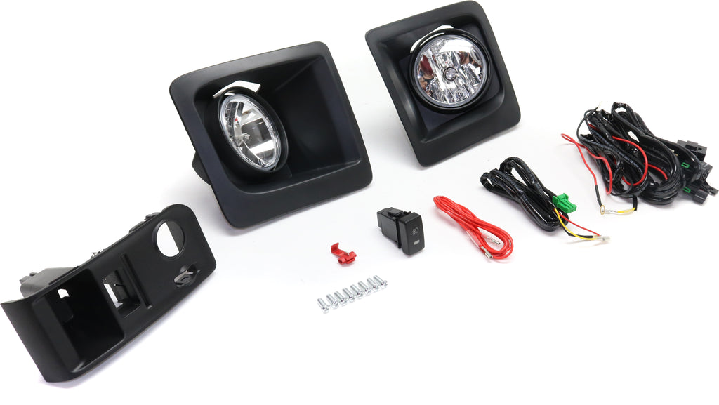 TACOMA 16-18 FRONT FOG LAMP RH and LH, Assembly, Halogen, Clear Lens