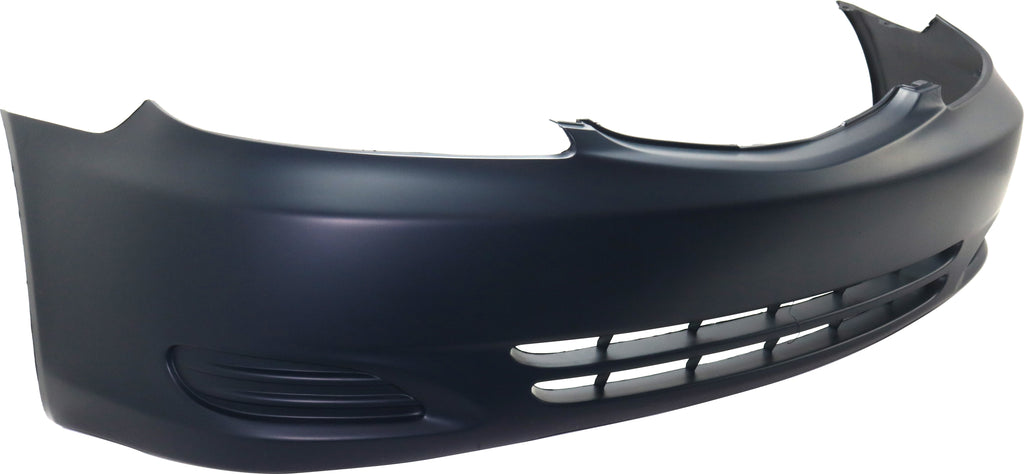 Front Bumper Cover Primed For 2002-2004 Toyota Camry Without Fog Light Holes LE/XLE Models USA Built Vehicle Replacement T010310P