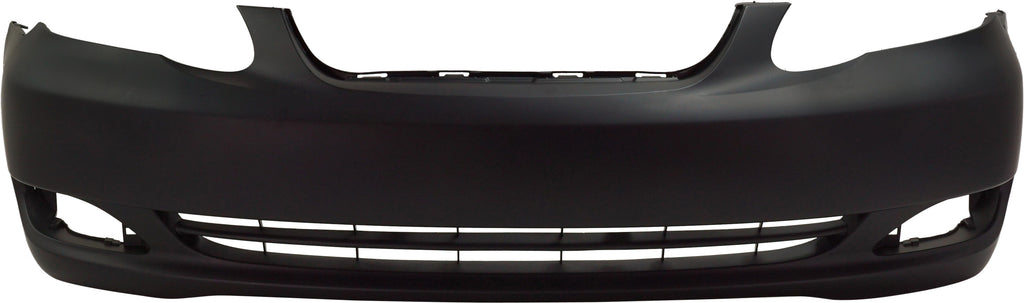 COROLLA 05-08 FRONT BUMPER COVER, Primed, w/o Spoiler Holes, CE/LE Models - CAPA