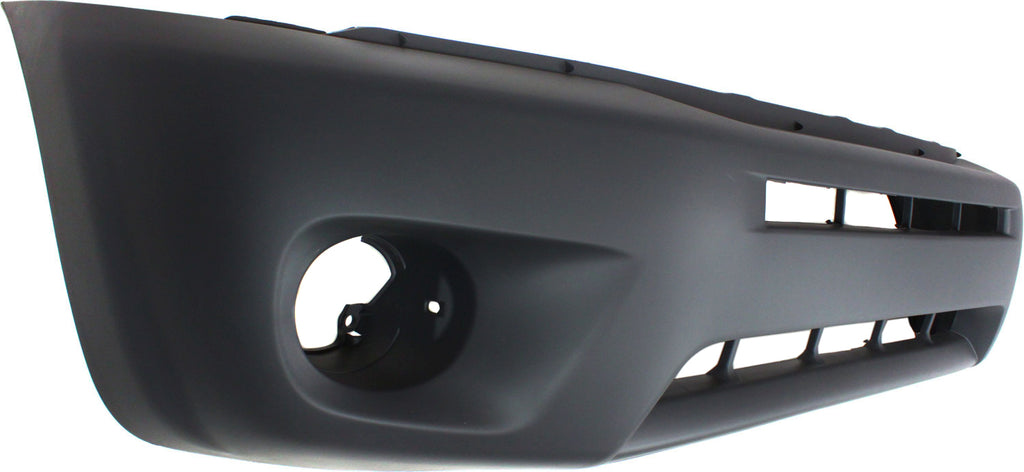 Front Bumper Cover Primed For Toyota Rav4 2004 - 2005 Without Wheel Opening Flare Hole Replacement T010336