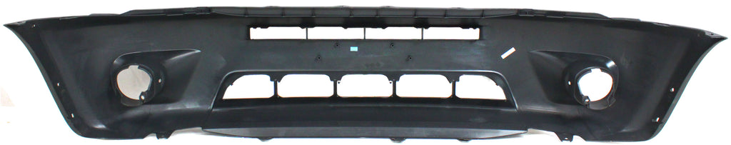 Front Bumper Cover Primed For Toyota Rav4 2004 - 2005 With Wheel Opening Flare Hole Replacement T010337