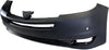 Front Bumper Cover Primed For 2004-2005 Toyota Sienna Without Park Assist Snsr Holes With Radar Cruise Control Replacement T010340P