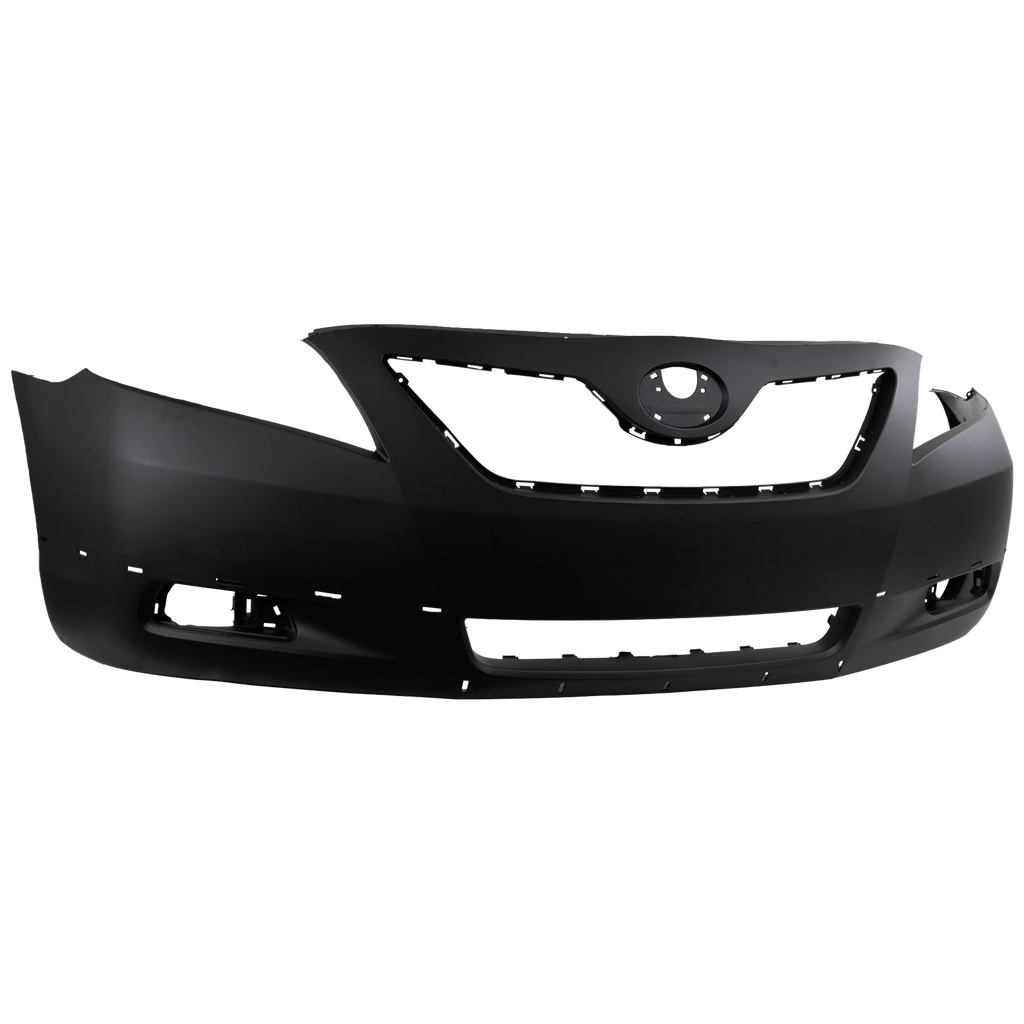 CAMRY 07-09 FRONT BUMPER COVER, Primed, SE Model, USA Built Vehicle, w/ Spoiler Holes - CAPA