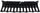 SEQUOIA 05-07 FRONT REINFORCEMENT, Bumper Cover Moulding, Black