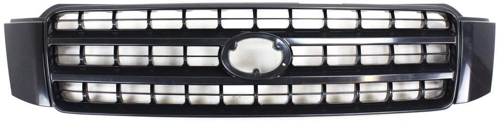 HIGHLANDER 01-03 GRILLE, Plastic, Black Shell and Insert, Base/Limited Models