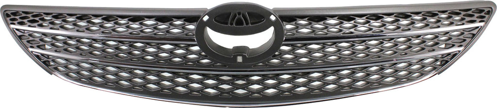 CAMRY 02-04 GRILLE, Painted Gray Shell and Insert, LE/XLE Models, w/o Action Pkg