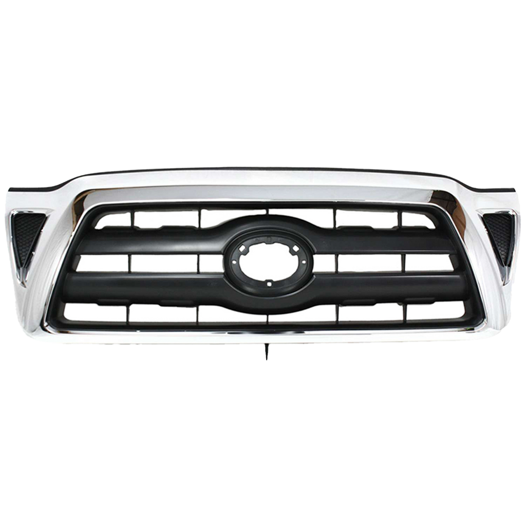 TACOMA 05-08 GRILLE, Chrome Shell/Black Insert