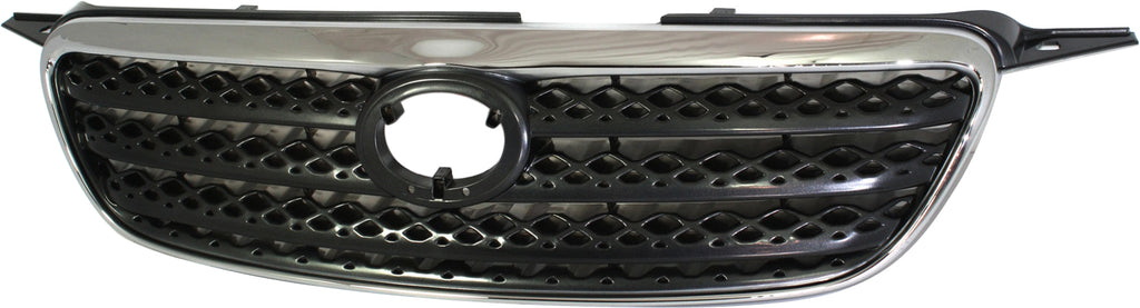 COROLLA 05-08 GRILLE, Chrome Shell/Painted Dark Gray Insert