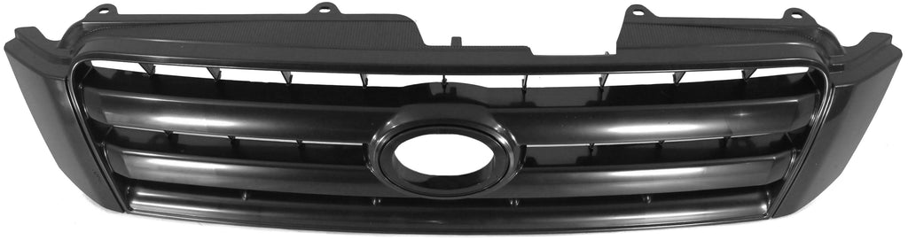 HIGHLANDER 04-07 GRILLE, ABS Plastic, Painted Black Shell and Insert, Base/Limited Models