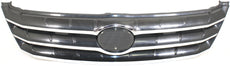 AVALON 05-07 GRILLE, Textured Black Shell and Insert, w/ Chrome Molding