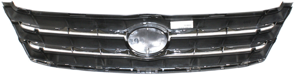 AVALON 05-07 GRILLE, Textured Black Shell and Insert, w/ Chrome Molding