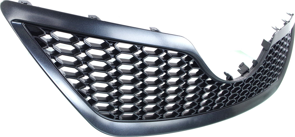 CAMRY 07-09 GRILLE, Painted Black Shell and Insert, SE Model