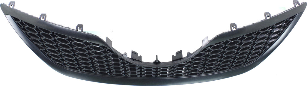 CAMRY 07-09 GRILLE, Painted Black Shell and Insert, SE Model